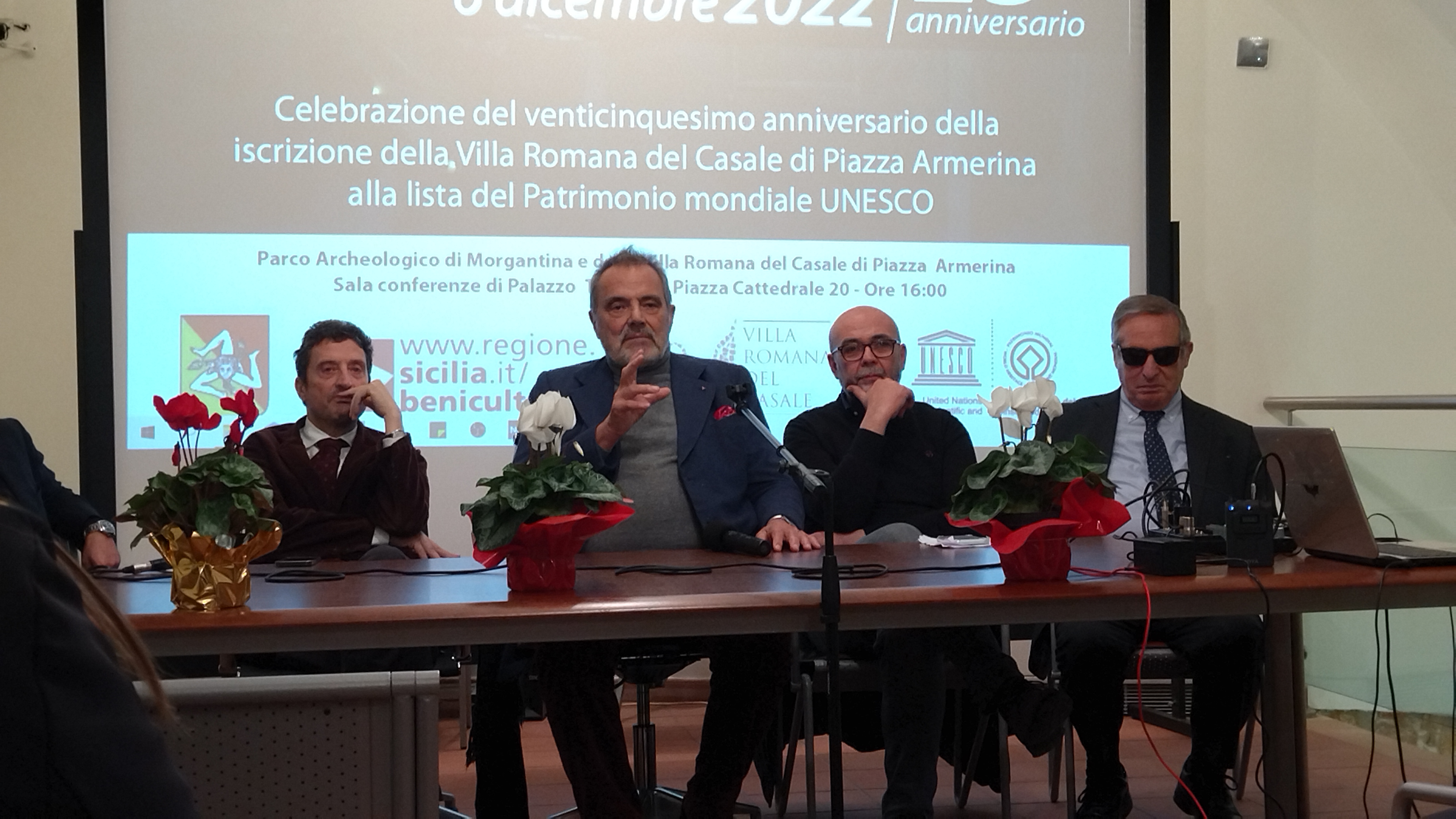 Conferenza stampa a Palazzo Trigona