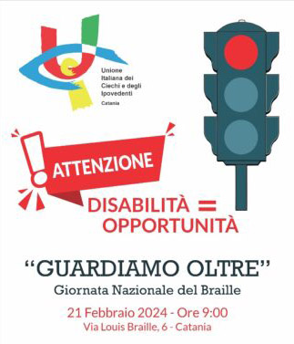 Locandina Giornata Nazionale del Braille UICI Catania